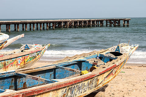 Fishing off the coast of The Gambia