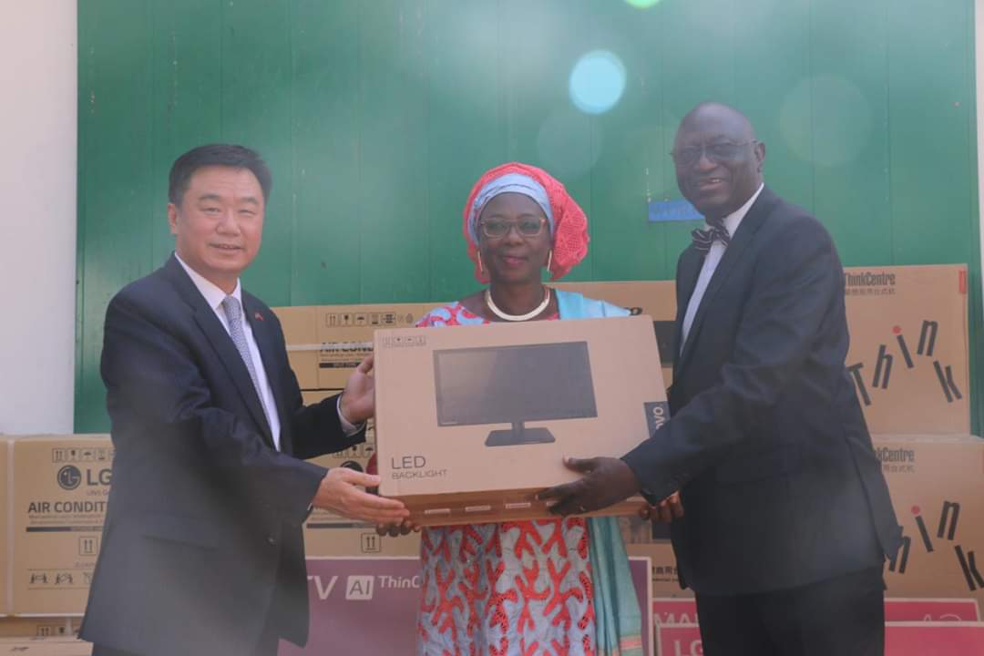 The Chinese Government donated office equipment worth D2m to the Ministry of Fisheries and Water Resources