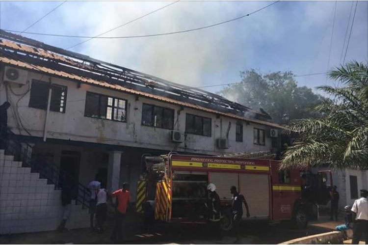 Fire Incident Consumes Confidential Files At Ministry of Fisheries, Water Resources and National Assembly Matters