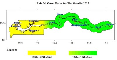 DEPARTMENT OF WATER RESOURCES  SEASONAL RAINFALL PREDICTION FOR JULY-AUGUST- SEPTEMBER (JAS) 2022  &  SOCIO-ECONOMIC IMPLICATIONS FOR THE GAMBIA 