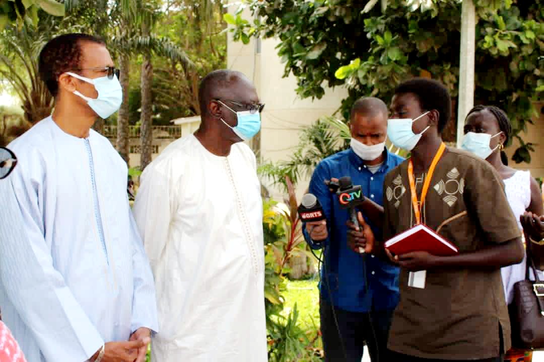 Senegal’s Minister of Fisheries, Mr. Alioune Ndoye, with high delegation pays courtesy call to Fisheries Minister