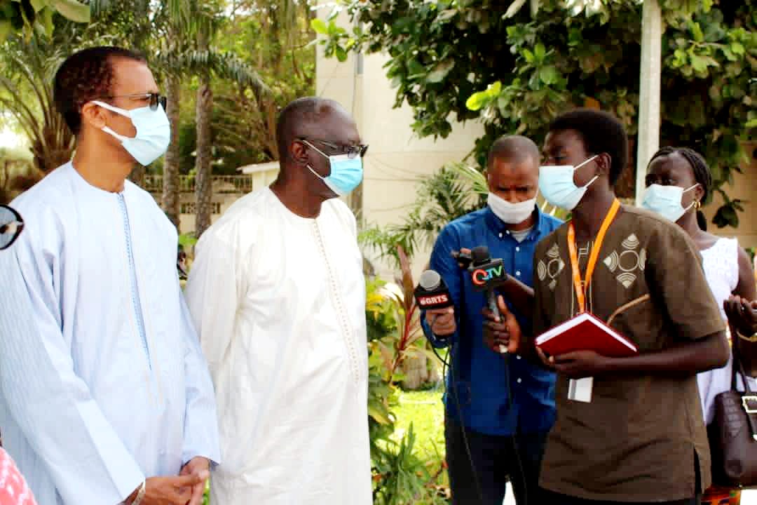 Senegal’s Minister of Fisheries, Mr. Alioune Ndoye, with high delegation pays courtesy call to Fisheries Minister